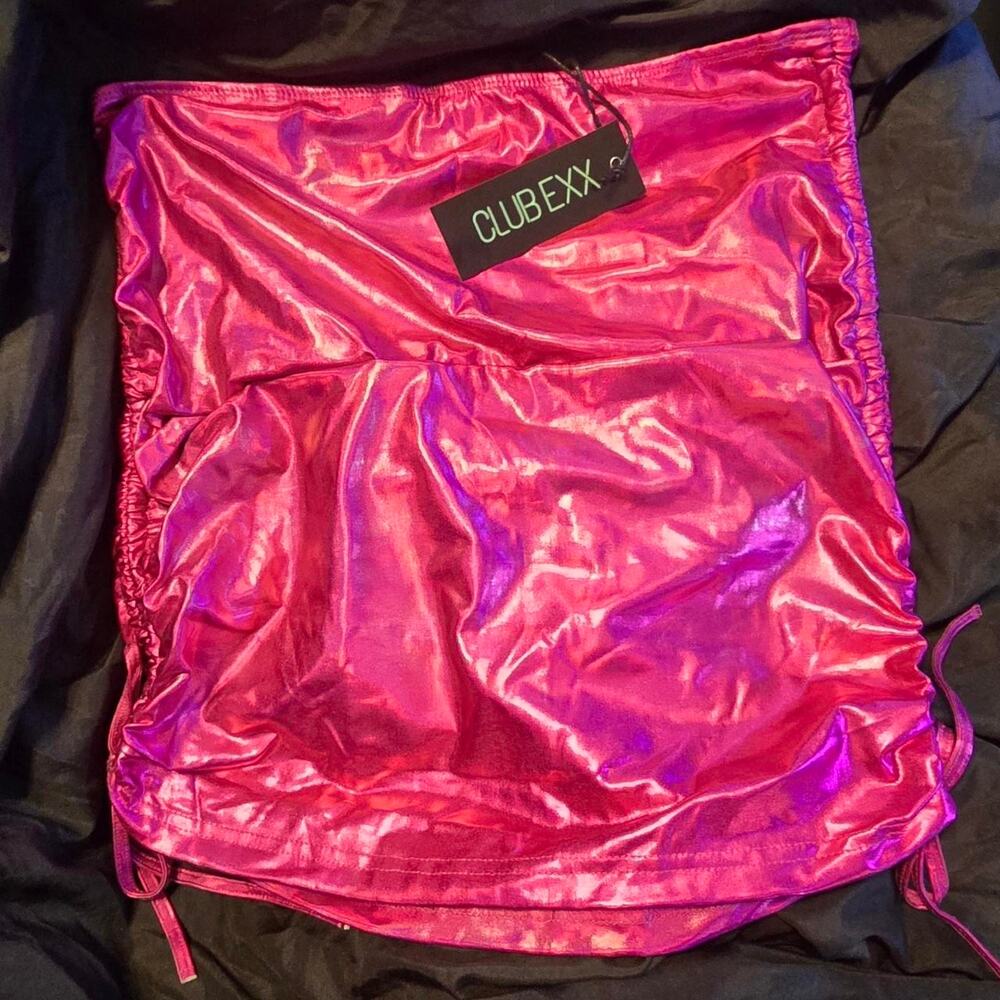 Candy Electric Daze Metallic Mini Skirt